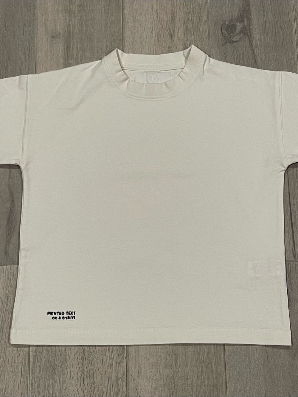 ZARA Kids Cream Minimalist T-Shirt Size 7-8 (128 cm) Cotton Graphic Tee
